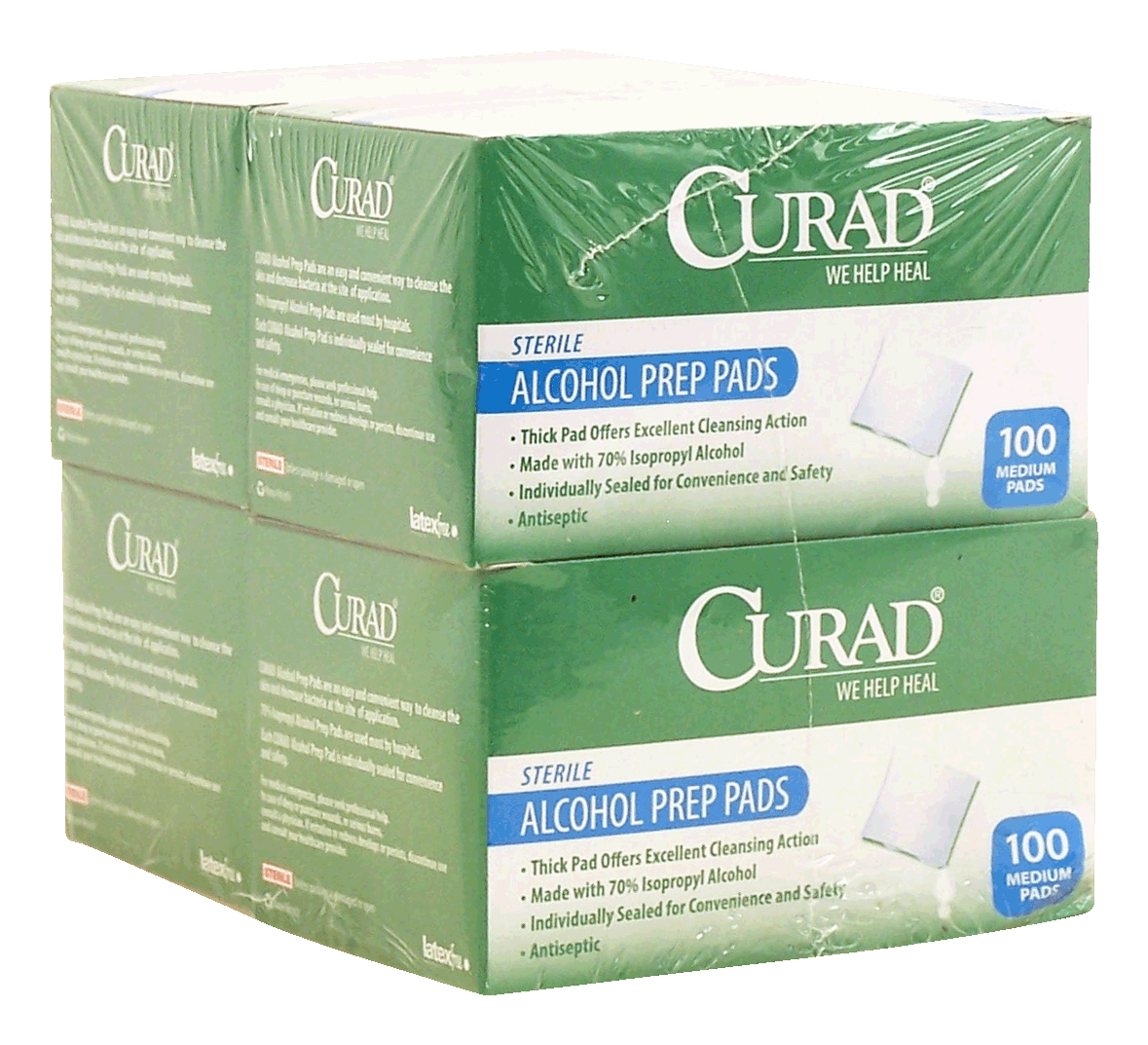 Curad  sterile alcohol prep pads, 100-count medium Full-Size Picture